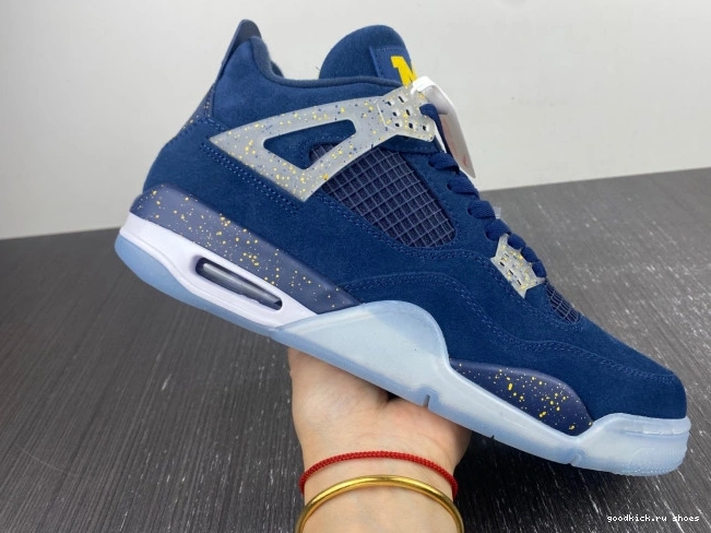 Cheap AJ4-1036660 (PE) Retro Michigan 4 Jordan Air 0709